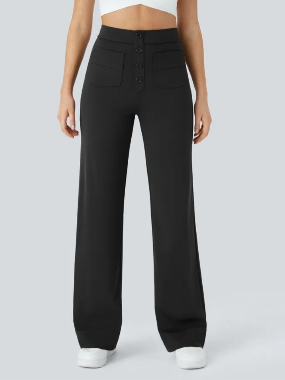 HALARA DayStretch High Waisted Pockets Straight Leg Casual